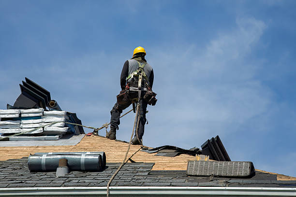 Professional Roofing technician working in Seal Rock, OR